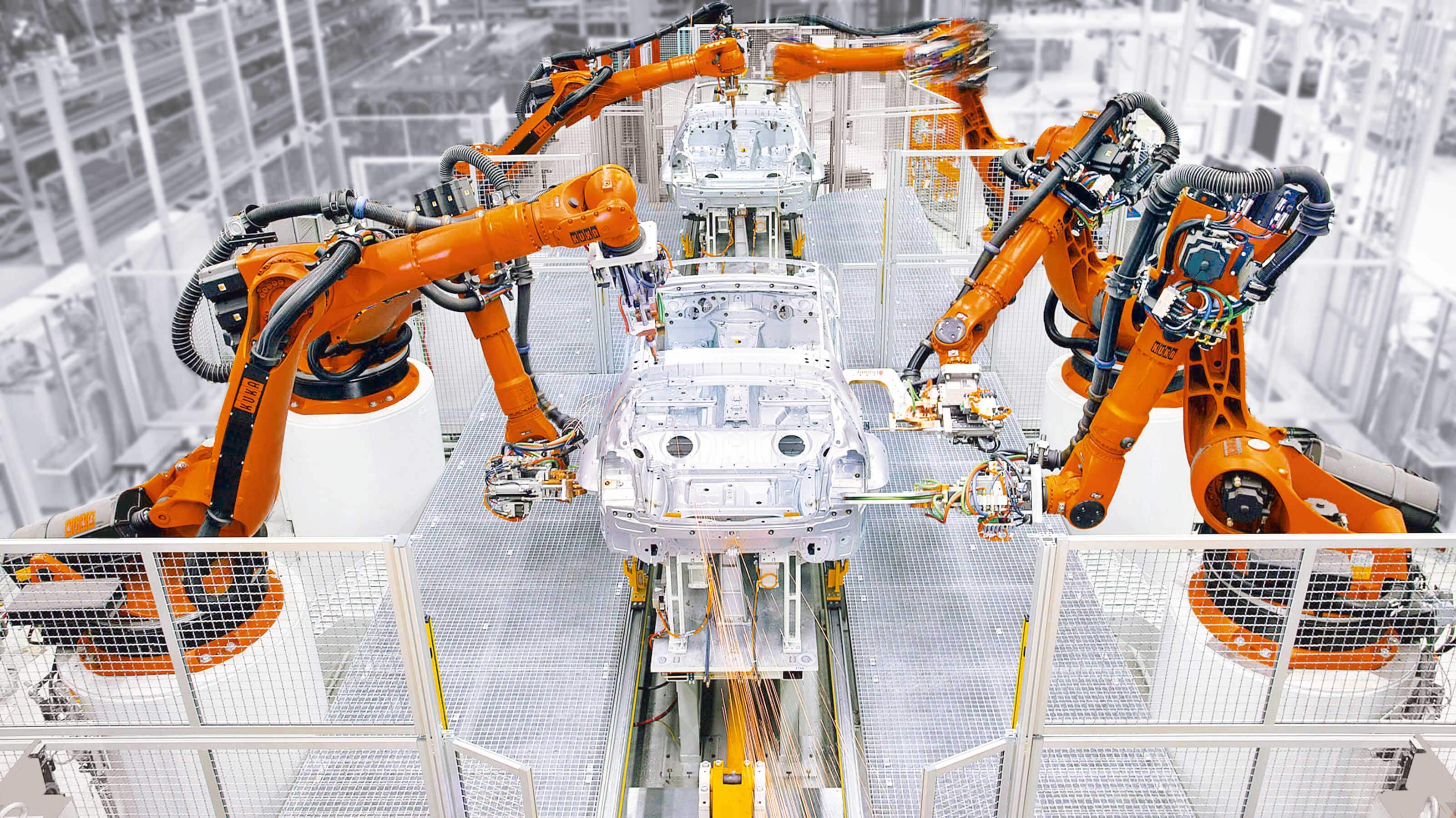 Работы и технологии робот. Kuka промышленные роботы Тесла. Kuka Германия Дельта робот. Робототехника в промышленности. Искусственный интеллект в промышленности.